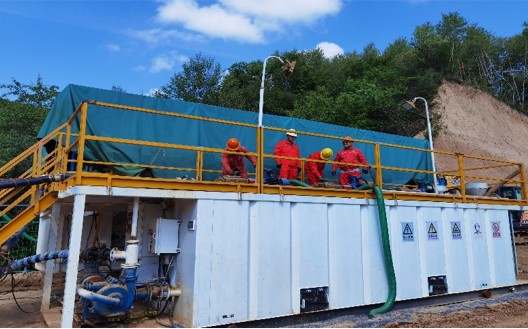 泥漿不落地-中原鉆井一公司項目